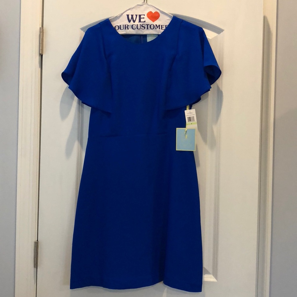 CeCe blue dress NWT size 4